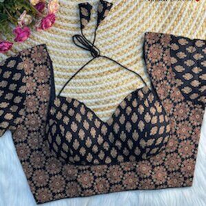 Ajrak Pure Cotton Blouse